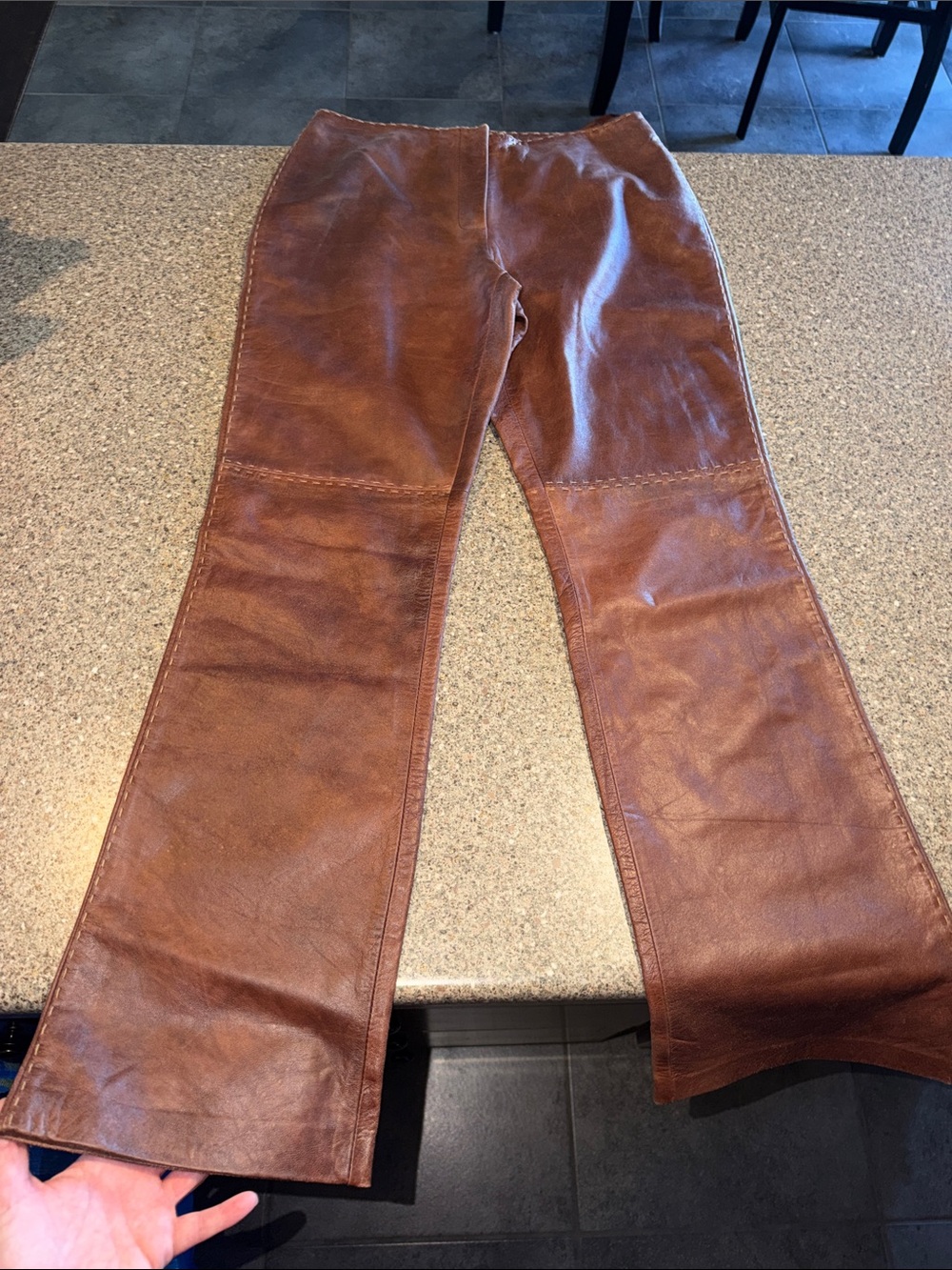 International concepts I.N.C leather y2k pants
